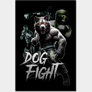 Dog Fight! Posters and Art